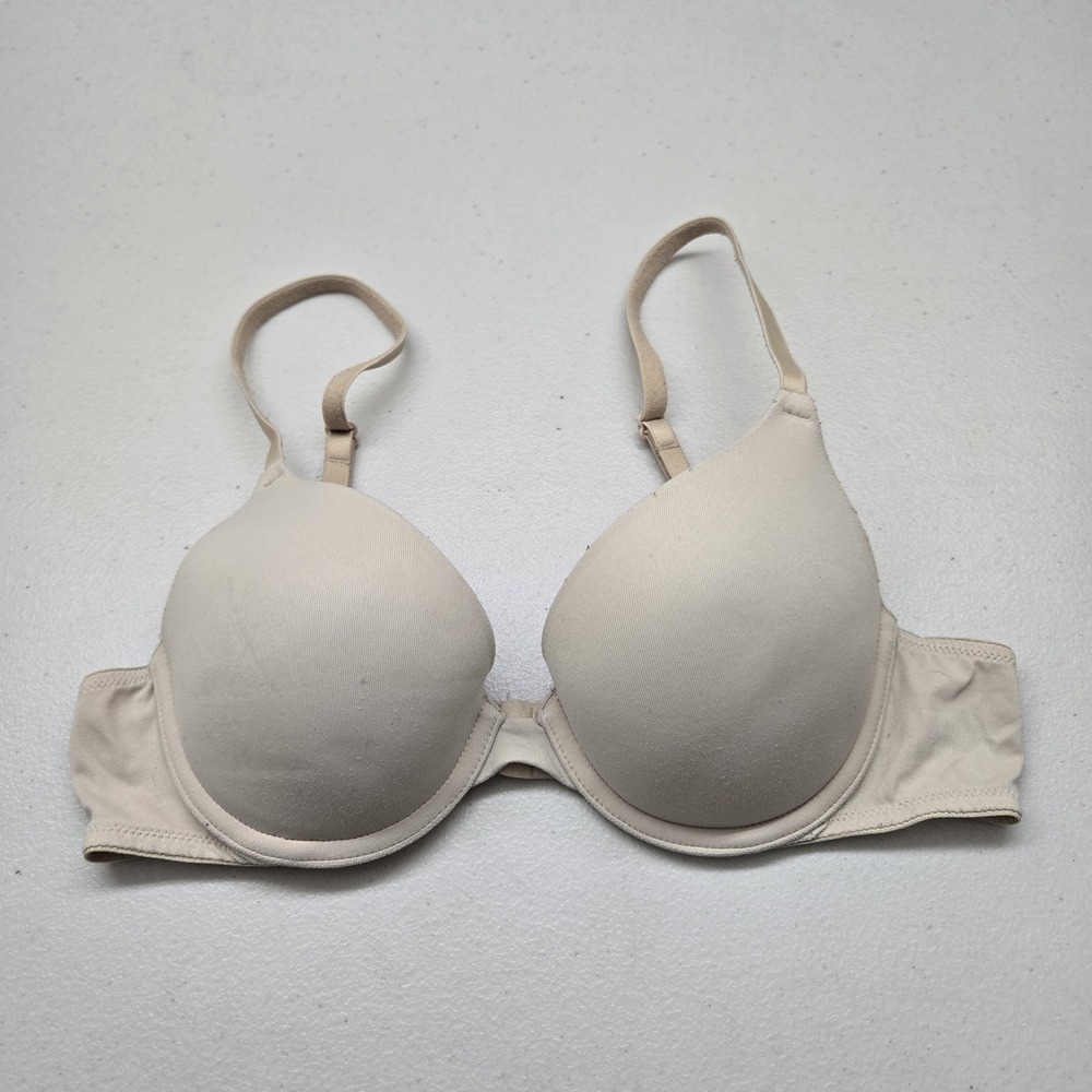 PINK Women Bra 34B Beige Push Upā Underwired Convertible Adjustable Strap